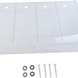 Window Awning PC Board Impact Resistant Front Door Canopy for Outside Garage 40cmx45cm| Home Décor | Kitchen Tools-image-71