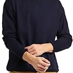 Men Solid Polycotton Regular Fit Full Sleeves Pullover Sweatshirts-image-84