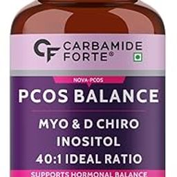 Carbamide Forte PCOS Supplements for Women with 40:1 Ratio of Myo Inositol to D Chiro Inositol | Inositol Supplement for PCOS - 60 Veg Tablets-32