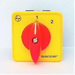 Salzer(L&T) 61372 16A 2Pole 2Way Spring Return 2 To 1 S16 Cam Operated Rotary Switch-17