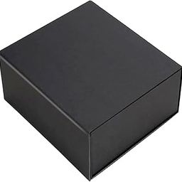 Aakriti Mini Magnetic Gift Box 5x4.5x2.5 Inches – Luxury Small Box for Jewelry, Chocolates, Mini Perfume – Bridesmaid Proposal, Wedding, Birthday Gift Packaging (Black | Pack of 1)-24