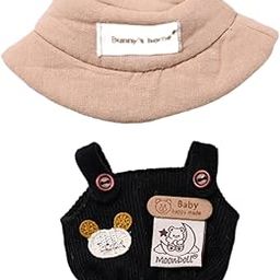 Enakshi® 17 cm Miniature Doll Pants Adorable Cute Doll Clothing Age 5-7 8-10 Kids Toy Black Pants with Hat-image-35
