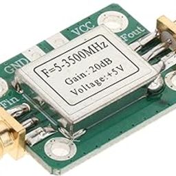 SAZ DEKOR 20dB RF Wideband Amplifier RF Switch Amplifier Module for FM HF Ham Radio-31