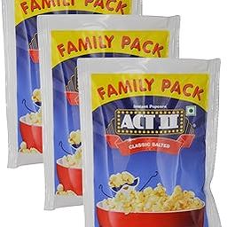Big Bazaar Combo - ACT ll Popcorn Classic Salted, 90g (Buy 2 Get 1, 3 Pieces) Promo Pack-3
