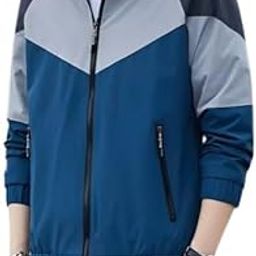 Mens Trending Lightweight Windcheater Nylon Stylish Full Sleeves Stand Collar Water Resistant Winter Sports Jacket-image-42