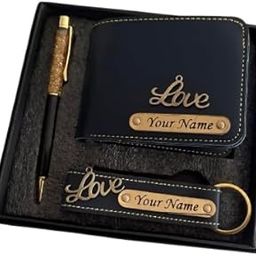 Men's Wallet,Keychain & Pen Combo (Navy Blue)-image-50