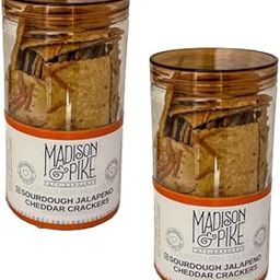 Madison & Pike Gourmet Sourdough Jalapeno Crackers 180 gm|A Perfect Blend of Tangy Sourdough and Spicy Heat | Healthy Snack (2)-image-17