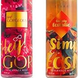 BIRRA Hey Gorgeous & Simply Ecstatic Body Mist for Women – Pack of 2 (250ml Each) | Refreshing & Long-Lasting Fragrance-image-21
