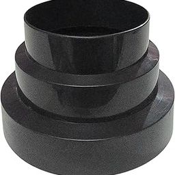 CAMCASA Chimney Pipe Size Converter Adapter – 4 to 5 to 6 Inch Diameter Transition Connector | Plastic Exhaust Duct Reducer/Expander | Kitchen Chimney, Ventilation & Duct Pipe Fitting (Black)-image-76