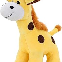 Webby Plush Standing Giraffe Soft Toys for Kids 30 CM (Yellow)-image-8