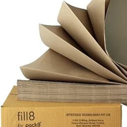 Pack8 Neo Paper Void Filler | Void Filling Paper for Shipping (150M) | Eco-Friendly Dunnage & Bubble Wrap Alternative | Fill8 | 150 Mtr, Brown-picture-12