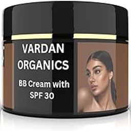 VARDAN ORGANICS Organic BB Cream with SPF 30, Organic, Natural, Alcohol Free, All Skin Types (100 g)-30