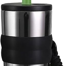 UJEAVETTE Insulated Water Bottle Vacuum Water Cup for Outdoor Activities Hiking Travel Silver-image-92