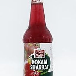 RK HOME MADE NATURAL SYRUP® | Kokam Sharbat Syrup Crush Syrup | Gluten free | 100 % Vegan & Low fat | Easy to use | A perfect drink for house parties, picnics, & road trips to everyone’s delight 750 - ML-21