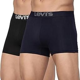 Men's Cotton Style #018 Neo Regular Fit Solid Trunk (Pack of 2) (#018-TRUNK-BLK/NAVY-P2_Black, Navy_S)-31