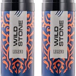 Wild Stone Legend Deodorants for Men, Long Lasting Masculine Body Spray, Pack of 2 (225ml each)-10