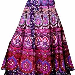 Rajasthani & Jaipuri Long Maxi Stylish Comfortable Wraparound Skirt-image-8