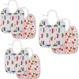 Modern Heados Baby Bib with Cute Cat Design, Cotton, Perfect Print, White Trim-image-30