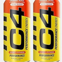 C4 Performance Energy Drinks Zero Sugar Orange Flavor Exclusive Energy Drink, 2 Cans X 500 ml (UK)-image-62