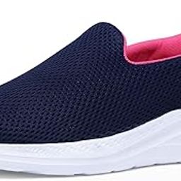 FORVELA Soft Memory Foam Shoes for Women Walking, Jogging, Gym Training, Casual, Sports, Running, Comfortable and Lightweight EVA Anti-Skid Sole Athletics Sneaker for Ladies and Girls-27