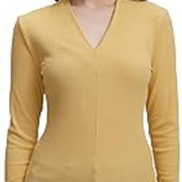 Women's Ribbed V Neck Crop Top | Full Sleeves | Sleek & Stylish | Perfect for Casual & Layering | Tops for Woman | Women Tops | Stylish Top-image-79