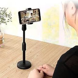 Mobile Holder Or Stand|Table Mobile Mount with Adjustable Height| 360* Degree Rotation,Portable Mobile Holder for Table & Bed or Online Classes Meeting Special Compatible with All Smartphones-picture-24
