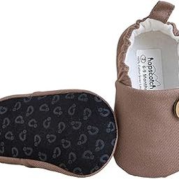 Boys and Girls Brown Fabric Solid Booties-image-35