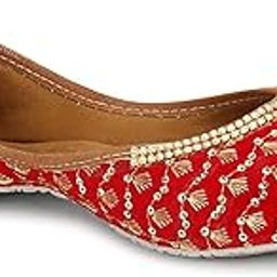 Women's Traditional Ethnic Fabric Jutti and Mojaris-image-11
