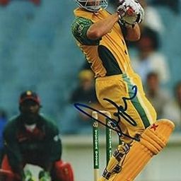 5x7 Inches Original Autographed Photo of Australian Cricketer Michael Bevan-image-85