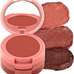RENEE Glam Stack 3-In-1 Lip & Cheek Tint - Nude 4.5gm - 3 Shades in 1, Rich Creamy Natural Seamless Finish, Smooth & Blendable Formula- Travel Friendly, Quick & Easy to Use-29