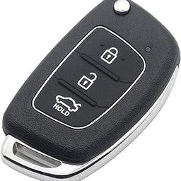 Flymaster Hy.undai Remote Button Key Shell fit for i20, Verna, Xcent, Grand i10 (New) HK-99 (Black) (pack of 1)-picture-18