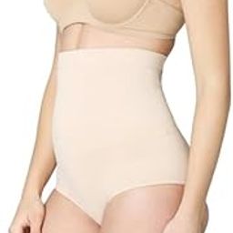 Women's High Waist Shapewear with Anti Rolling Strip || Seamless Tummy Tucker || Waist Slimming Short Shapewear-image-62