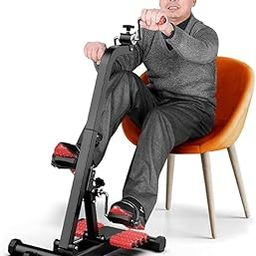 BLURISM Bike Digital Pedal Exercise Machine | Fitness Cycle for Home with Fixing Strap | Adjustable Resistance Band & LCD Display | Suitable for Light Exercise of Legs, Arms & Physiotherapy at Home-21