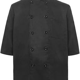 Unisex Classic 3/4 Sleeve Active Chef Coat-image-15