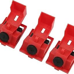 3 Units Large Circuit Breaker Lockout, Circuit Breaker Lockout Clamp, Circuit Breaker Lockout Labeling Devices-image-4