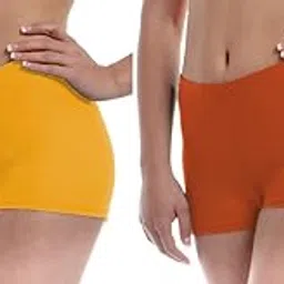 the blazze Women's Seamless Spandex Boyshort Underskirt Pant Short Leggings Pack of 2-picture-37