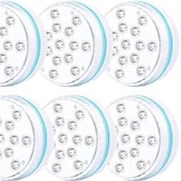 Club Bollywood®Submersible Led RGB Lights Decoration 21 Key for Home Decor Lighting Pond 6 Lights 1 Rf Remote|Home & Garden | Pools & Spas |A: 1 Piece Submersible Light-image-60