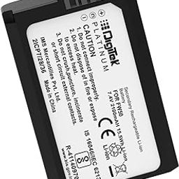 DIGITEK® (Platinum FW-50) Platinum Lithium-ion Rechargeable Battery for Sony DSLR Camera | Compatibility - Alpha NEX-3, 5, 6 and 7 Series Cameras, DSLR-SLT-A33, DSLR-SLT-A55-24
