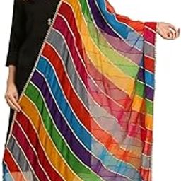 Women's Multicolour Gotta Work Georgette Dupatta.-picture-27