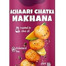 Farmley Roasted Makhana, Achaari Flavoured I 77 gram I Healthy Makhana Roasted In Olive Oil I Guilt-Free & Crunchy Munchies (Pack of 1)-image-7