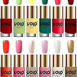 VOLO Luxury Super Shine Nail Polish Set of 12 Vibrant Shades-image-1