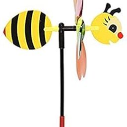 ATORSE 2x3D Windmill Wind Spinner Whirligig Outdoor Yard Garden Decor Bee-image-20
