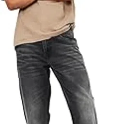 max Men's Straight Fit Solid Cotton Jeans-picture-35