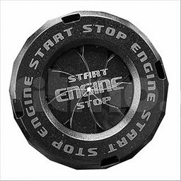 Ritmo Push Start Button Cover, Car Start Engine Button Cover, Car Ignition Key Switch Cover, Engine Start Stop Button Cover Car Interior Accessories Fits Most Cars (Black)-image-70