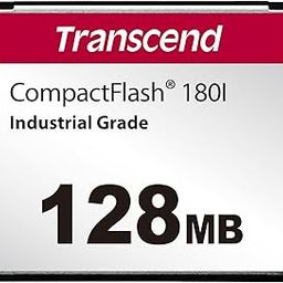 Transcend 128MB CF Card MLC NAND Flash (SLC Mode) Compact Flash Card - TS128MCF180I-4