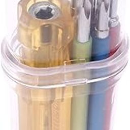 MULTITEC SDK-777iC – 7-in-1 Insulated Screwdriver Kit with Voltage Tester – Transparent Carry Box – Multicolor Insulated Bits for Easy Access – Alloy Steel – 900g – Heavy Duty Electrician Toolkit-24