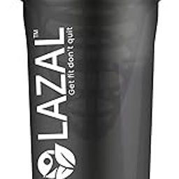 Vokin Biotech LAZAL Gym Shaker Bottle, Shakers for Protein Shake with 2 Storage Compartment Gym protein shaker for workout 500ml, Pack of 1 Bottle-image-88