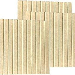UNIDUS ACOUSTICS Straight Stripes Groove Acoustic Wall Panels Set of 3, 12"x12"x 9mm, Desert Sand | Groove Acoustic Panels for Wall | Soundproof Panels High-Density Acoustic Absorption Panel-image-5
