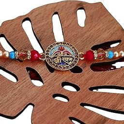 Tapas® Shri Shyam Baba Rakhi for Brother | Designer Khatu Shyam Rakhi with Roli Chawal & Gift Box | Raksha Bandhan 2025-image-25