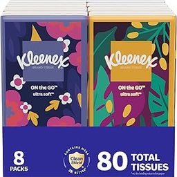 Kleenex Go Pack Facial Tissue, 10 Count, (Pack of 8)-image-11